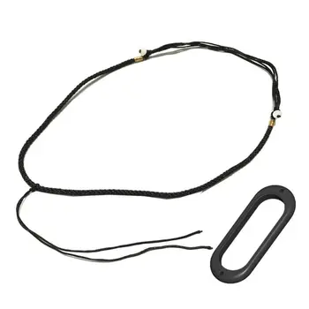 

High Quality Knitted Necklace For Xiaomi Band 5 Bracelet Fashion DIY Silicone Knitted Necklace with Rubber Pendant Holder Cover