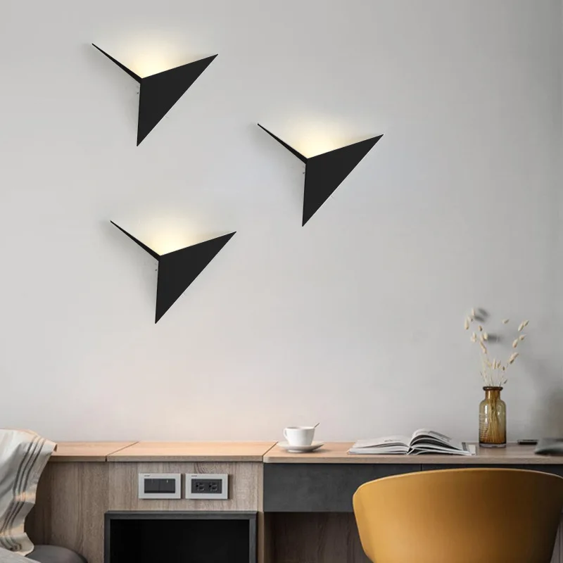 Настенный светильник современный 3 Вт|triangle wall lamp|led lightwall light |
