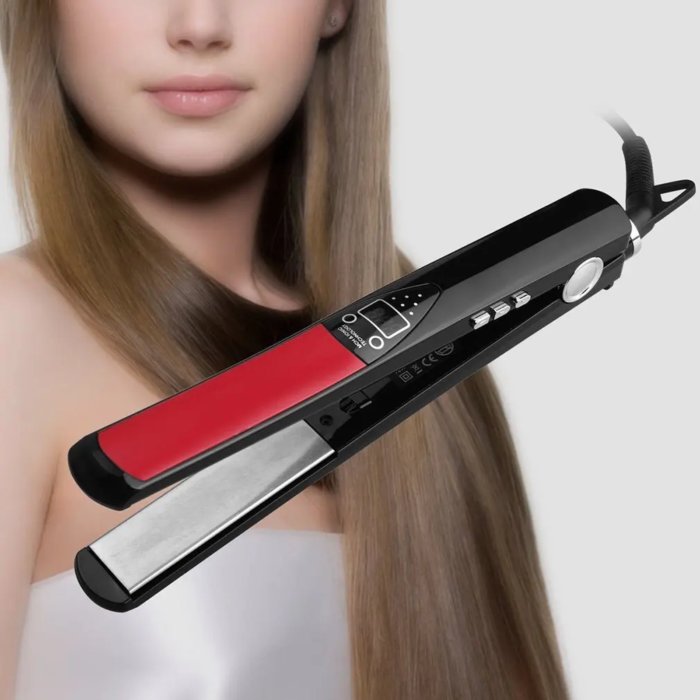 Выпрямитель для волос светодиодный дисплей выпрямитель для волос электрическая плойка инструмент для волос мини волос прямой зажим