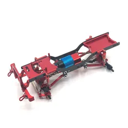 MN modèle 1/12 D90 D91 D96 MN98 MN99S RC, cadre de voiture en métal amélioré, roues et pneus métalliques tricolores gratuits 