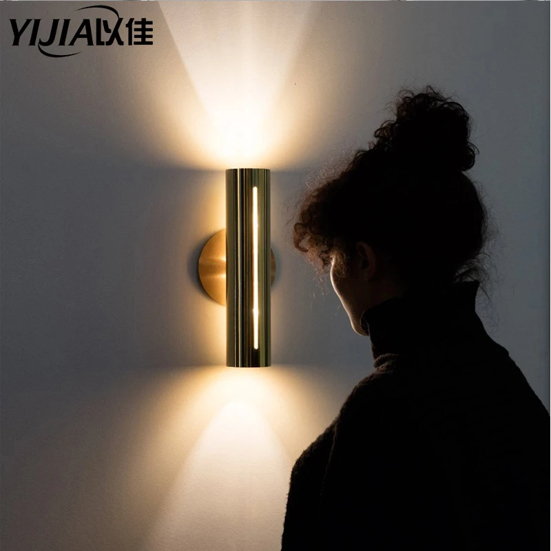 Postmodern led wall light retro loft lamp headlamp art deco lighting metal lampshade wall+lamps kitchen bedside | Лампы и освещение