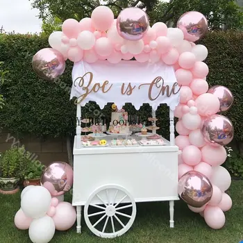 

109pcs/set Macaroon Pastel Balloon Arch 1 Kit Blue Grey Globos Chrome Green Wedding Birthday Party Decor