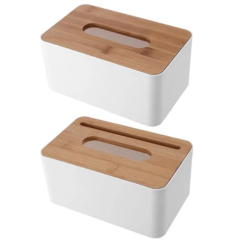 Пластиковая коробка для салфеток, современный деревянный бумажный чехол, домашний Автомобильный держатель для салфеток, чехлы