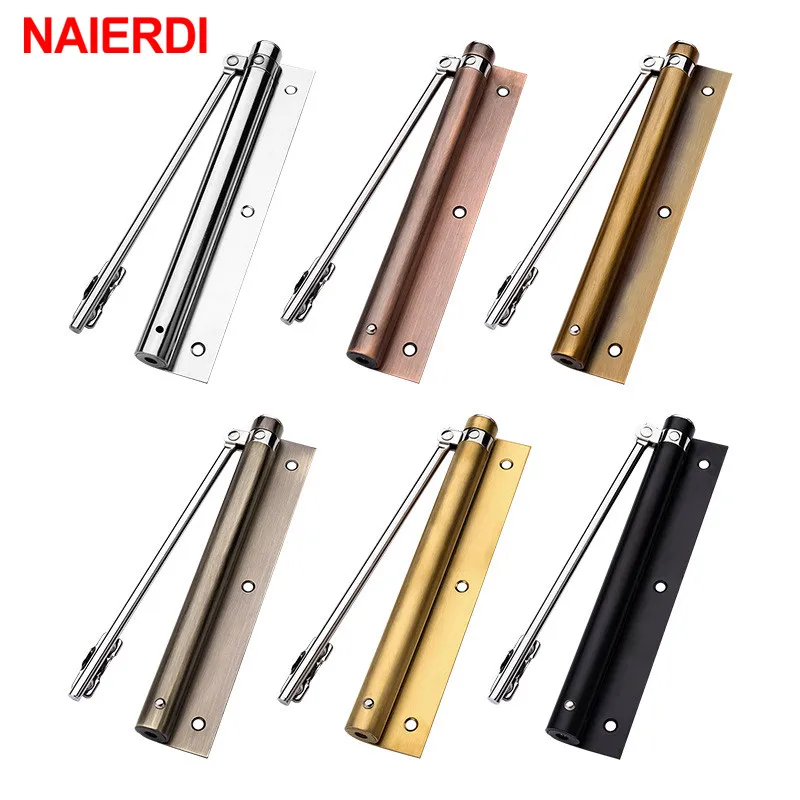 Door Closer Adjustable Automatic Stainless Steel Hinge Spring For Fire Rated