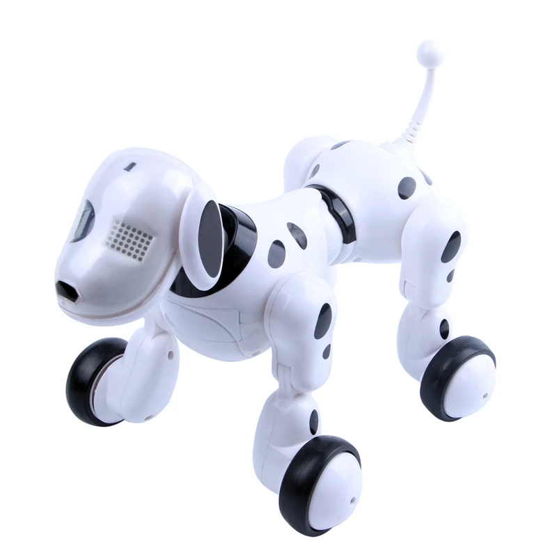 Wireless remote control smart robot dog Wang Xing electric dog early education educational toys for children(White) Wireless remote control smart robot dog Wang Xing electric dog early education educational toys for children(White)