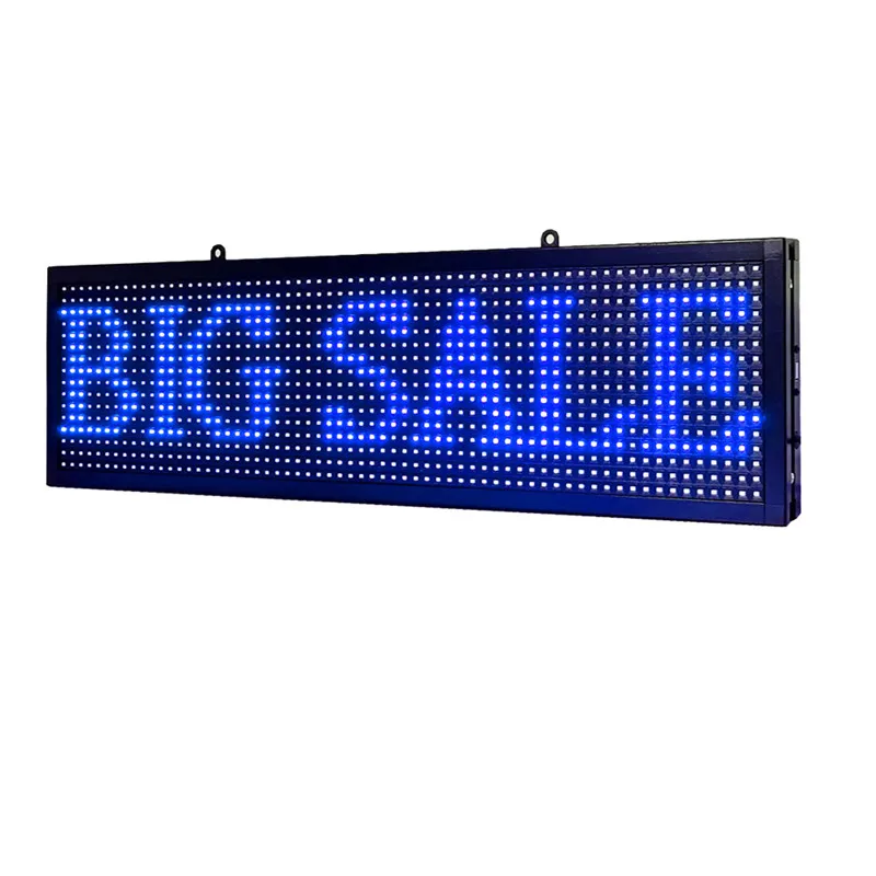 P10 Led синий цвет знак для интерьера помещения 26 ''x 8'' с WiFi подключением