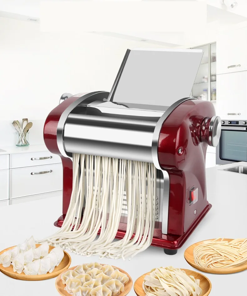 220V Electric Noodles Machine Automatic Stainless Steel Multi Dumpling Skin Dough Pressing Machine noodle maker