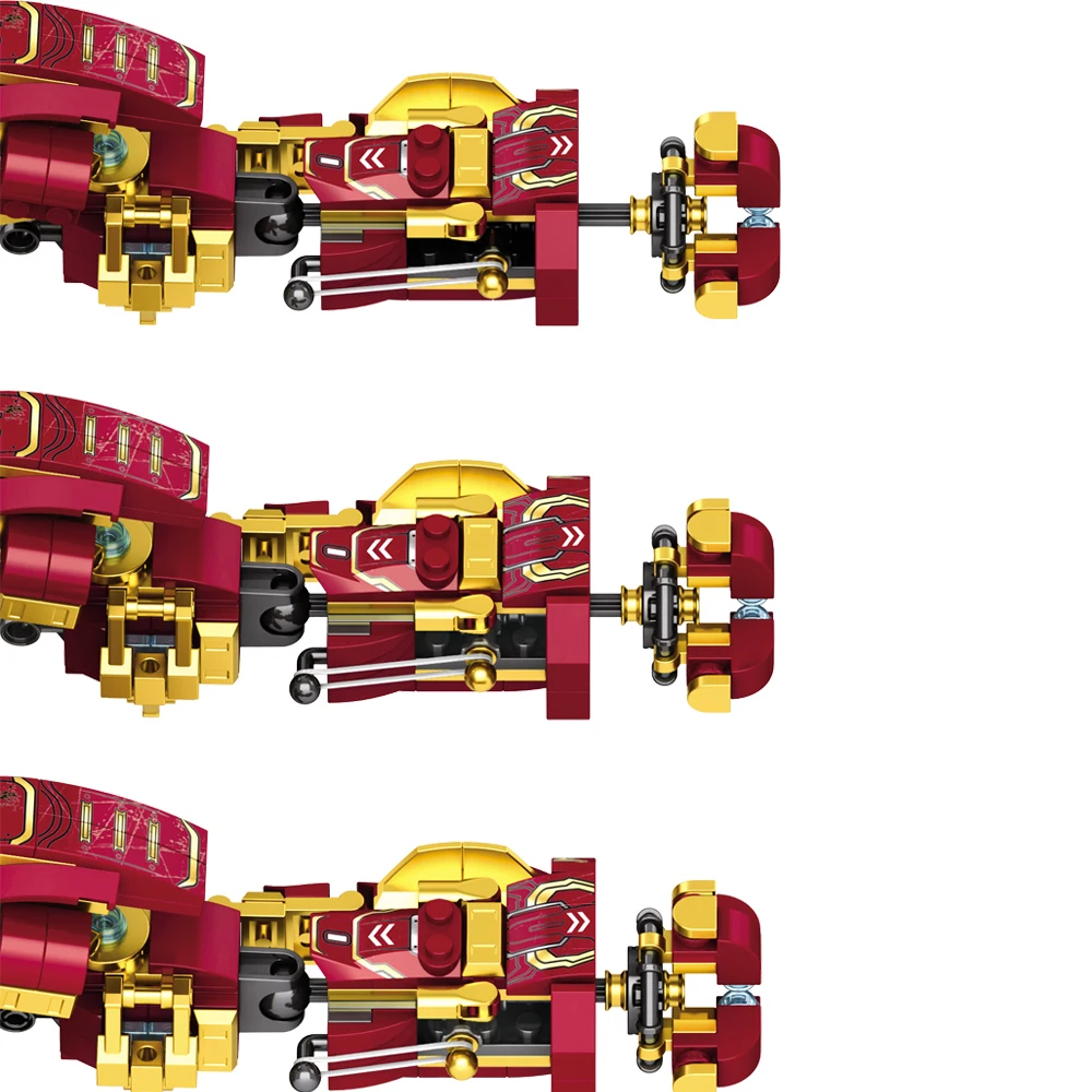 Marvel Hulkbuster War Machine Железный человек строительные блоки Супер Герои Мстители