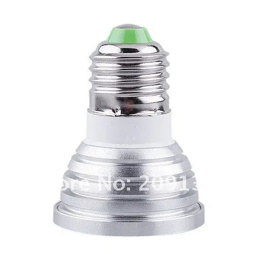 16 Colors changing RGB LED Lamp 3W E27 85-265V white light bulb RGB LED Bulb Lamp Spot with Remote Control free shipping