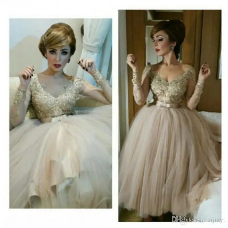 Вечерние платья для выпускного вечера с длинным рукавом и аппликацией vestido de renda, новые модные женские вечерние платья с бисером,, платье для мамы невесты - Цвет: Серый