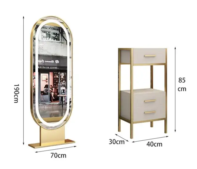 美容室　高級LEDミラー Luxury-Led-Light-Mirror-