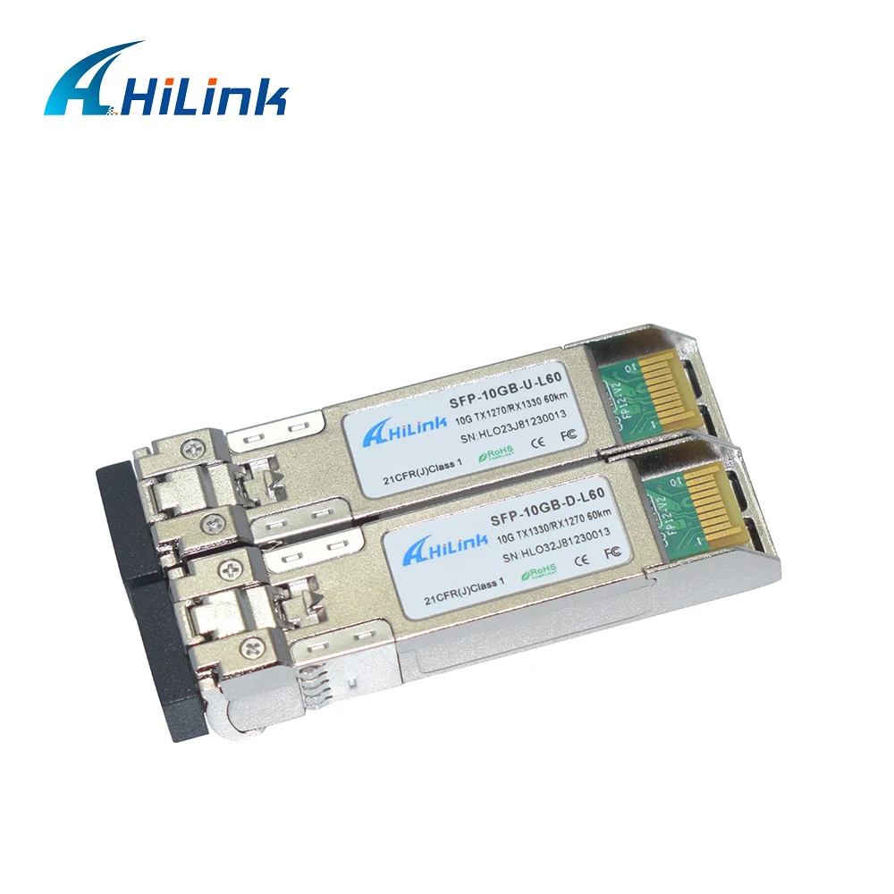 Бесплатная доставка! Волокно 10G WDM 1270nm/1330nm 20 км/40 км/60 км DOM BiDi SFP + LC | Мобильные