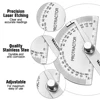 Vastar 180 Degree Adjustable Protractor Stainless Steel Angle Gauge Round Head Caliper Measuring Ruler ► Photo 3/6