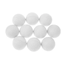 

10Pcs Soft Lightweight Golf Practice Balls - Golf Training Aid Tool
