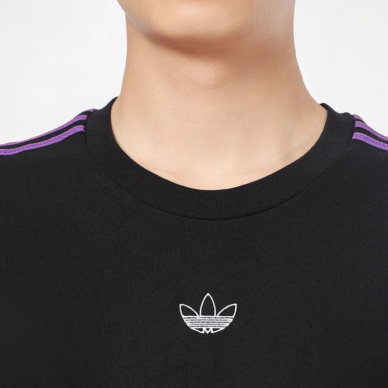 Оригинальный Новое поступление Adidas оригиналы SPRT 3 полосатая футболка  Для мужчин, футболки с коротким рукавом спортивный костюм - купить по  выгодной цене | AliExpress