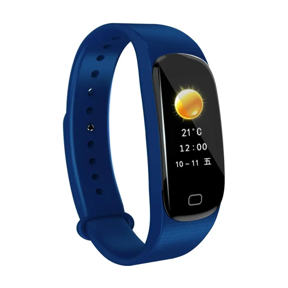 Для женщин и мужчин Смарт часы калорий спортивные наручные часы Роскошные Водонепроницаемый Шагомер Браслет Монитор артериального давления электронные часы - Цвет: blue