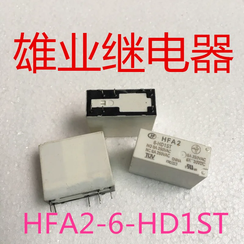Реле Hfa2-6-hd1st 6-pin 6A с одним