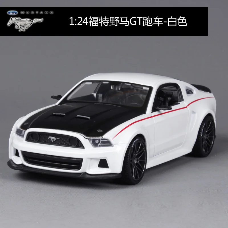 Maisto 1/24 спортивный автомобиль Ford Mustang Коллекционное издание металлическая литая модель автомобиля детские игрушки подарок - Цвет: 31506