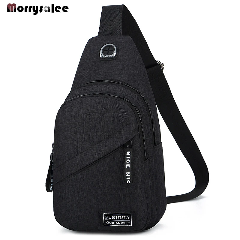 Новинка 2022 модная нагрудная сумка из ткани Оксфорд мужская через плечо с