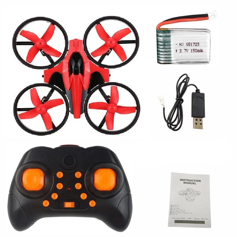 rc airplane camera wireless DIY Mini 2.4G RC Drone 4CH 6-Axis Gyro RC Quadcopter PK Eachine 010 JJRC H36 Mode W/ Extra Batteries Aircraft RC Quadcopter for man