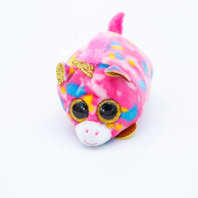 Ty Big Eyes Cute Ragdoll Plush Toy Mobile Phone Screen Wipe Mouse Crocodile Unicorn Owl Collection Doll Boy Girl Birthday Gift Gold