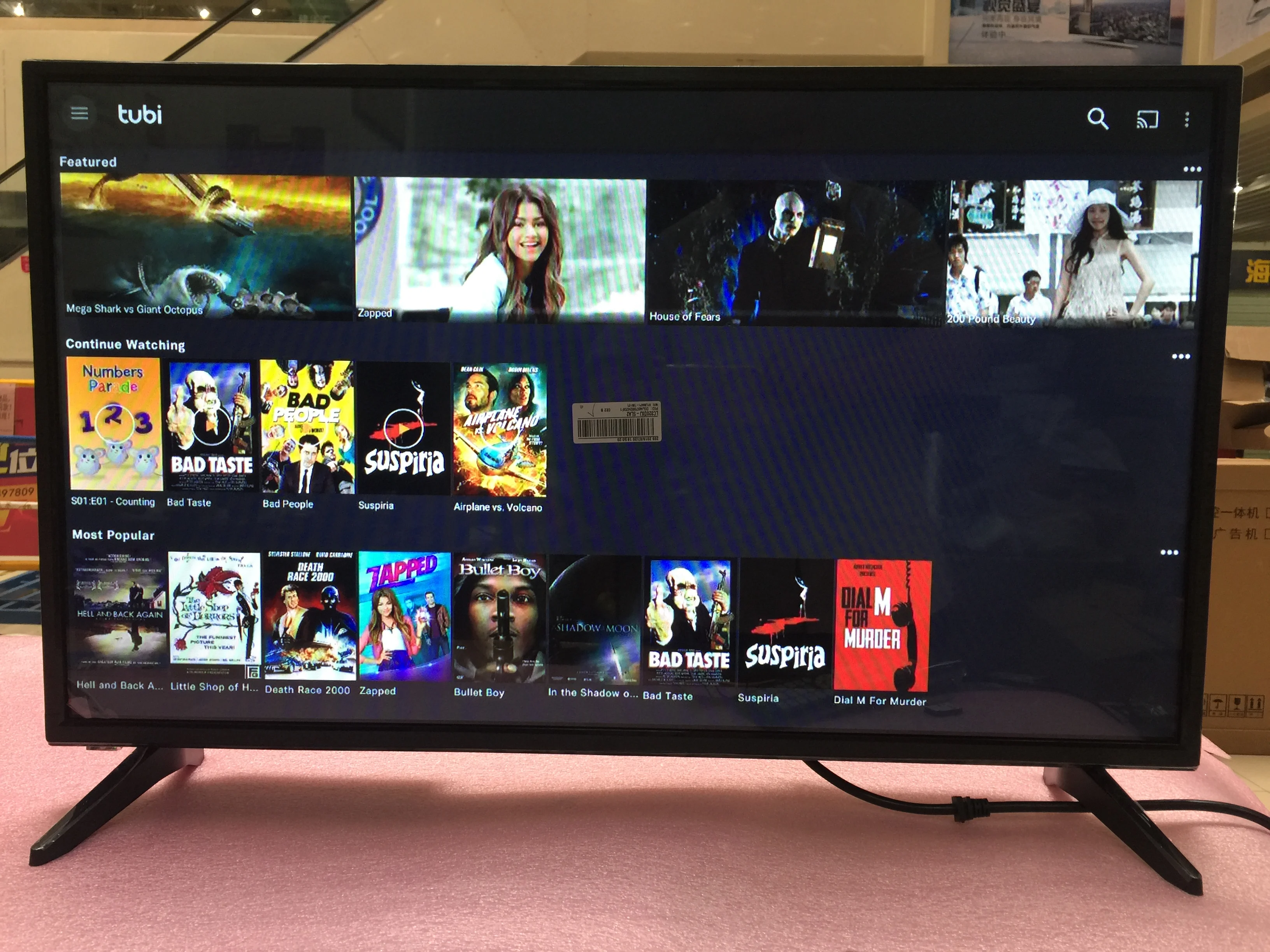 Grobal version 32 inch TV of resolution 1920*1080 Wifi Smart Android 7.1.1 Ram 1GB ROM 4GB quad core internet led television tv