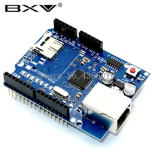 10PCS/LOT UNO Shield Ethernet Shield W5100 R3 UNO Mega 2560 1280 328 UNR R3 only W5100 Development board FOR Arduino(China)