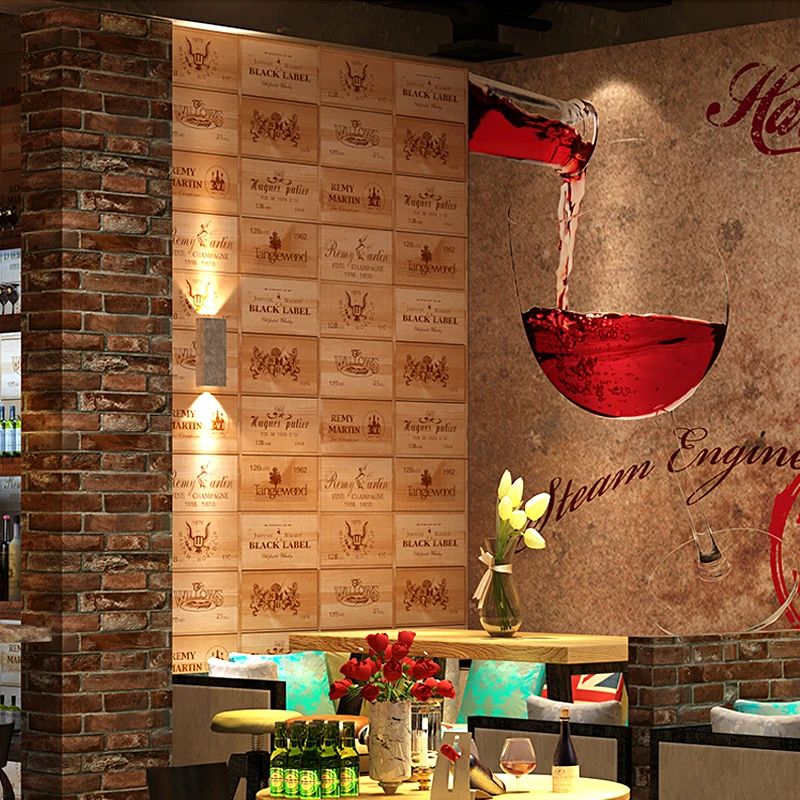 caixa de vinho xadrez papel parede 02