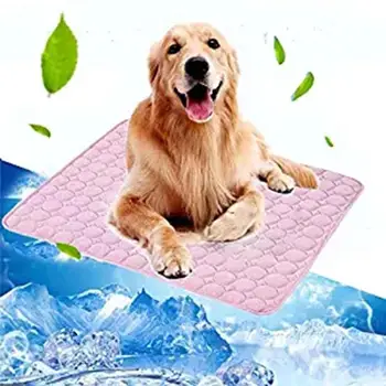 

Breathable Cotton Heat Relief Summer Mat Durable Pet Mat Cushion Light Cool Pad Cooler Comfort None Toxic
