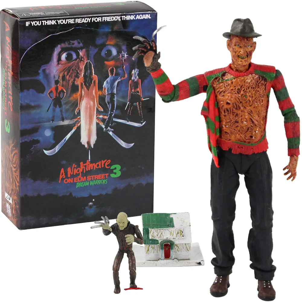 NECA Фредди Крюгер фигурку &quotКошмар на улице Вязов&quot 3 Drean воинов из фильма ужасов
