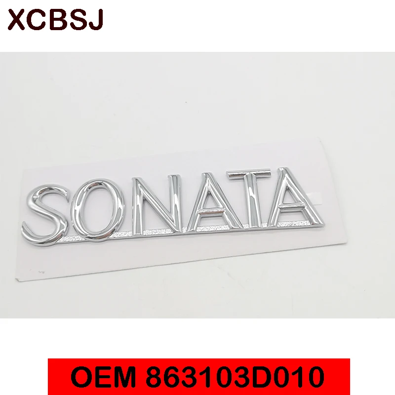 Оригинальная Задняя Крышка багажника логотип эмблема для hyundai Sonata 2001-2005 значок