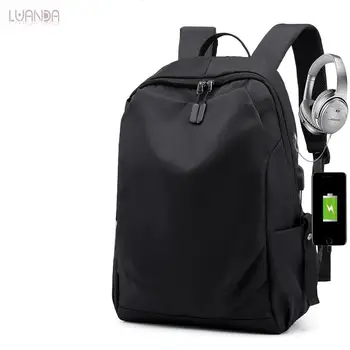 

Fashion Man Backpacks USB Charging External Men Designer Backpack for School Backpack Casual Rucksack Oxford Canvas Laptop bag