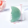 1pc Natural Crystal Rose Quartz Moon Face Gemstone Energy Healing Stone Decoration Crafts DIY Mineral Jewelry Gift 6