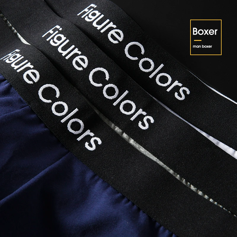 Фигурные цвета мужские хлопковые трусы мужское нижнее белье боксеры дышащие