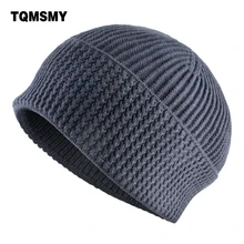 Высококачественные зимние шапки для мужчин, вязаные шерстяные шапочки, одноцветная хип-хоп шапка, уличная Лыжная шапка, Женская Повседневная теплая шапка, шапка мужская зимняя