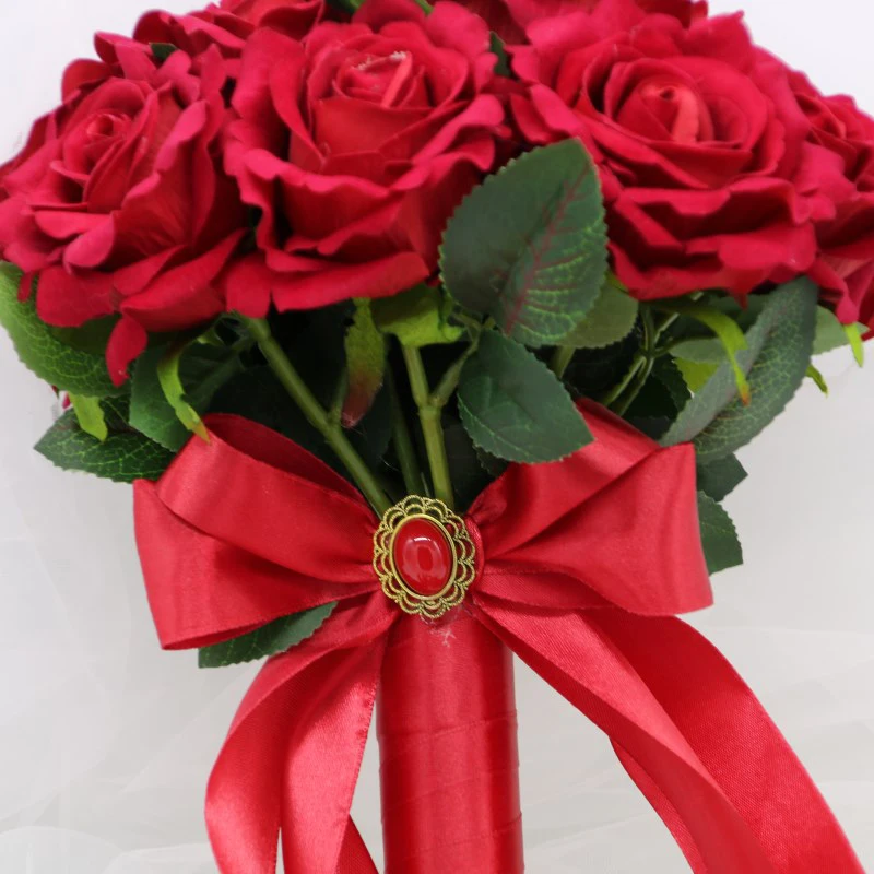 Wedding bouquets Wedding Arrangement Bridal Bouquet Hot Red Wedding Bouquets Bouquet de mariage