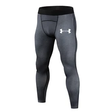 Высококачественные Компрессионные Мужские спортивные штаны, быстросохнущие обтягивающие штаны для бега, спортивные штаны для бега, штаны для спортзала, фитнеса, йоги, тренировки, спортивные штаны