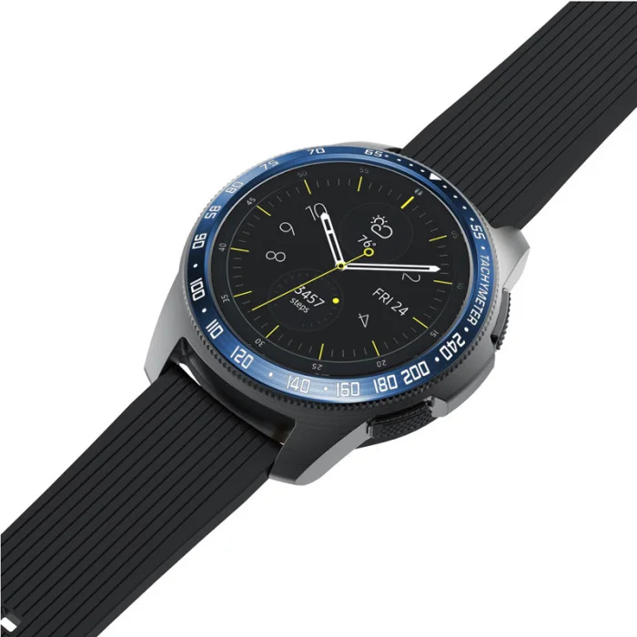 Ободок кольцо клеющаяся крышка против царапин Металл для samsung Galaxy Watch 42 мм LHB99