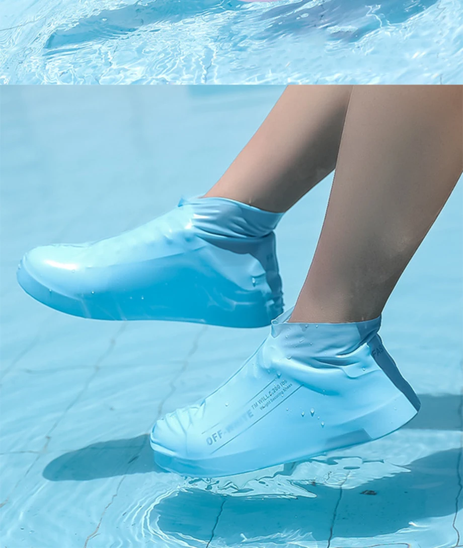 Capa de sapato de silicone грудь для impermeável capa de sapato de silicone грудь для reutilizável caminhadas ao ar Ливр capa de sapato impermeável