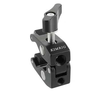 

KIMRIG Clip Mini Super Crab Clamp With 1/4"-20 & 3/8"-16 Mounting Points for Magic Arm photo studio Accessory