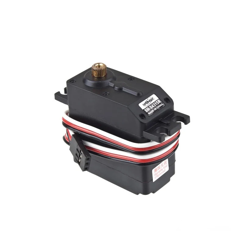 

4pcs/lot Spring RC SM-S4315R Continuous Rotation Robot Metal Gear Servo 15KG 360-degree