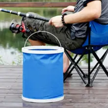 Складное ведро для воды из ткани Оксфорд складное ведро для рыбалки легкое ведро для рыбалки на открытом воздухе