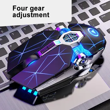 

Wired Mechanical USB 7 Buttons LED Backlit Mute Gaming Mouse Mice 800/1200/2400/3200 DPI Silent Mause for PC Laptop Computer
