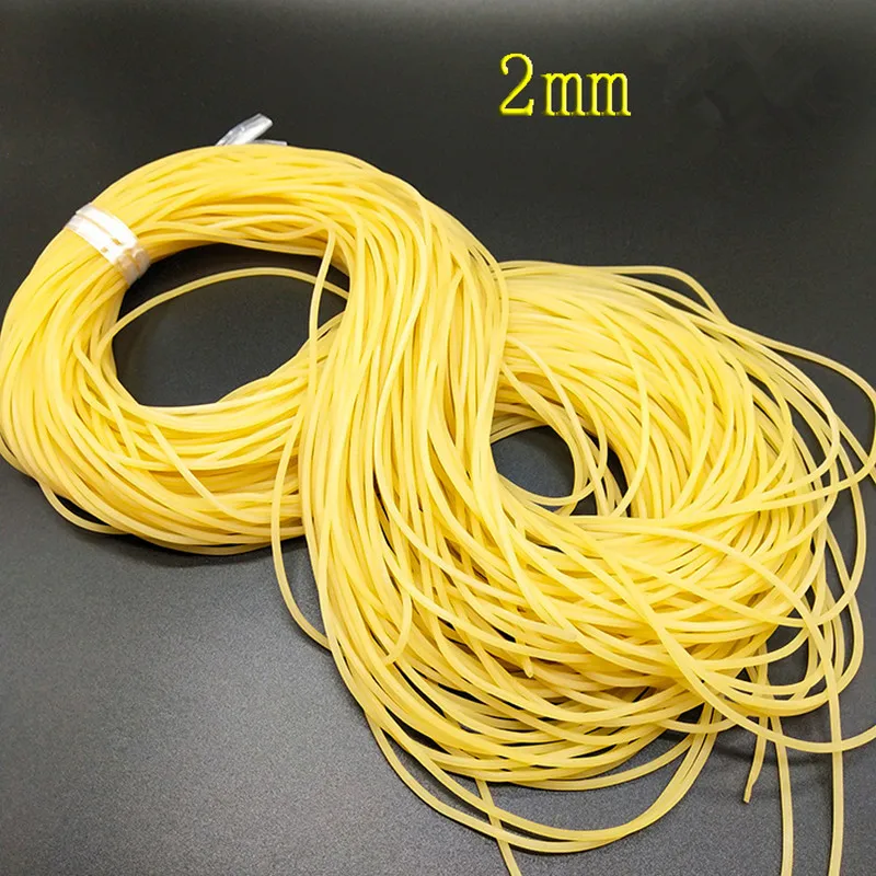 500m de comprimento 2mm, acessórios de banda de borracha