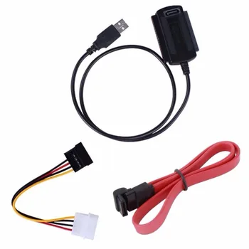 

SATA PATA IDE Drive To USB 2.0 Adapter Converter Cable For 2.5 3.5 Inch Hard Drive