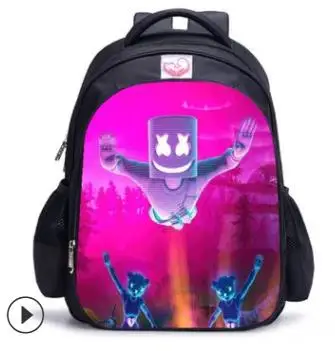 DJ Marshmello рюкзаки для детей рюкзаки для рюкзак для начальной школы для младших школьников рюкзаки для девочек мальчиков - Цвет: picture color