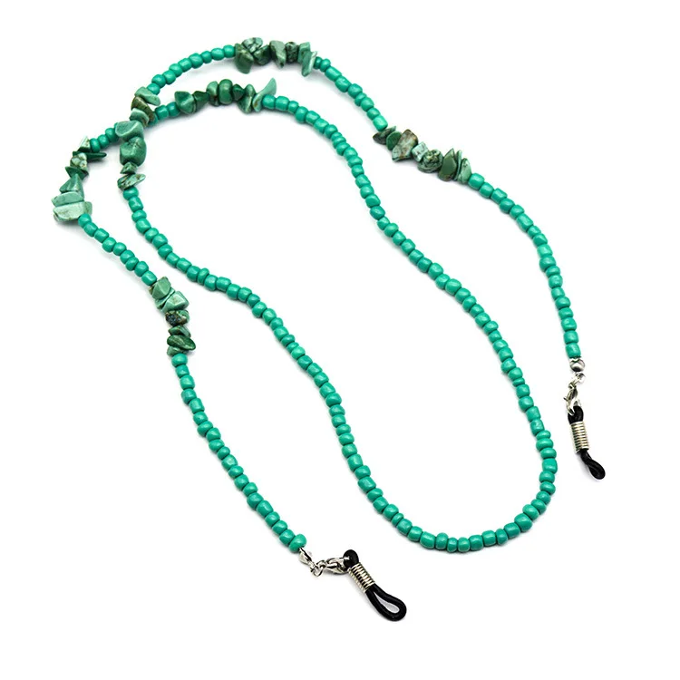 turquoise Reading Glasses Chain Sunglasses Holder Neck Strap Rope Necklace Pendant Fashion