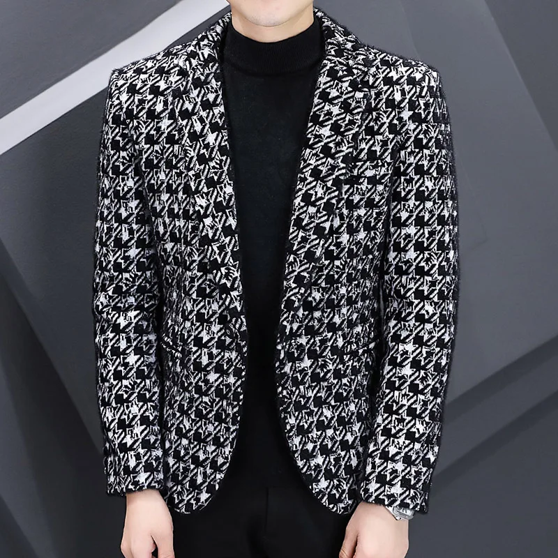 Мужские блейзеры куртки золотистые Бархатные костюмы хорошего качества мужские