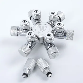 

Aquarium 6 Way Distributor CO2 Splitter Needle Valve Counter Regulator 2-6 Tanks