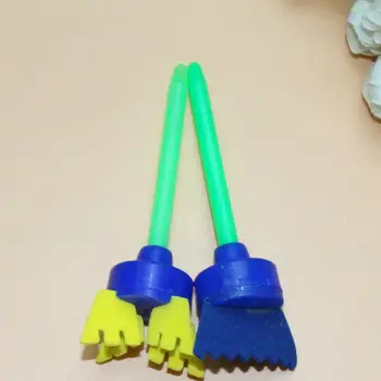 

Painting Pen Drawing 4PCs Stamp Flower Drawing Toy Graffiti Brush Kids